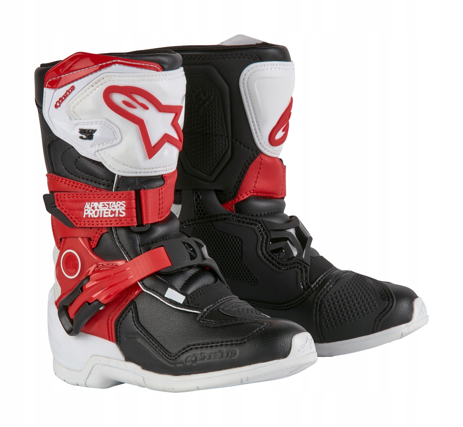 Juniorské topánky Alpinestars Tech 3s red/black/white 13 32