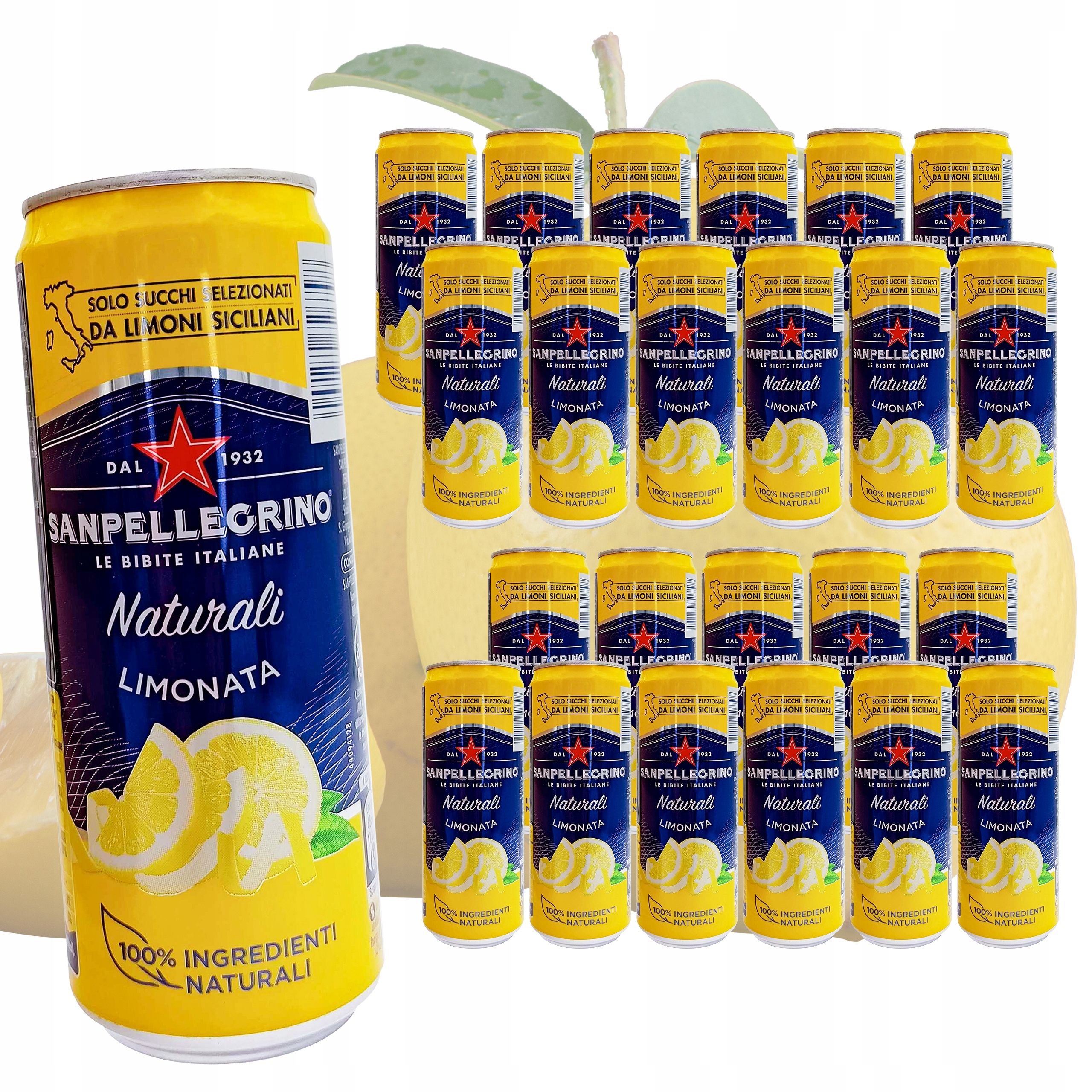 Set 24x San Pellegrino 330 ml Sicilská Limonata Citron