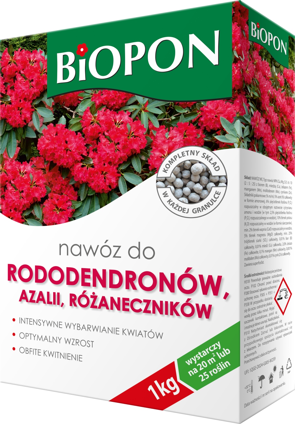 

Biopon Nawóz Do Rododendronów, Azalii, Różan 1 kg