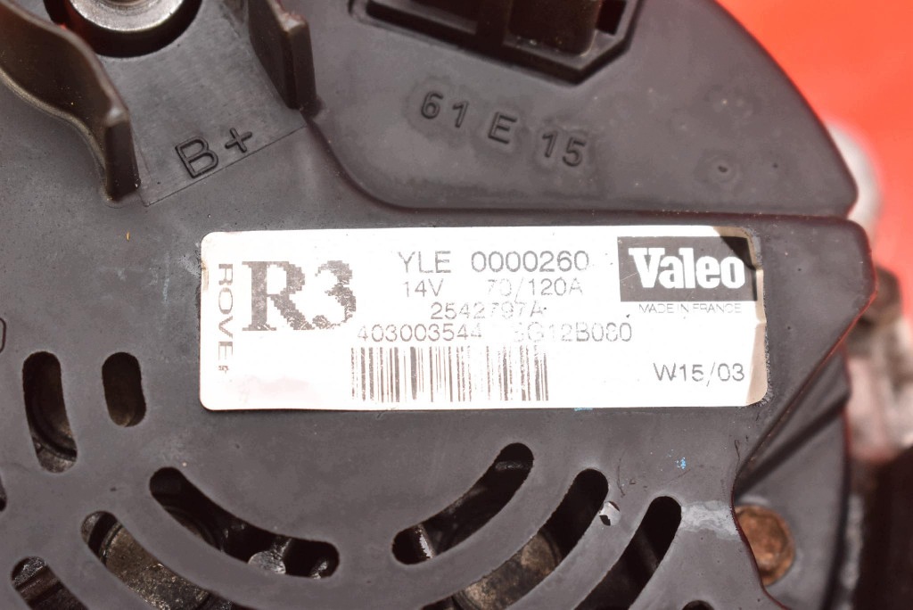 ALTERNATOR YLE0000260 2542797A ROVER 75 2.0 CDT 116 KM 99-05