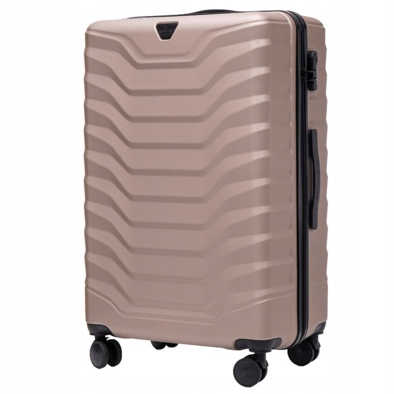 Kufr Wings Abs Střední Peafowl 4 Kola 24" 63 L Champagne