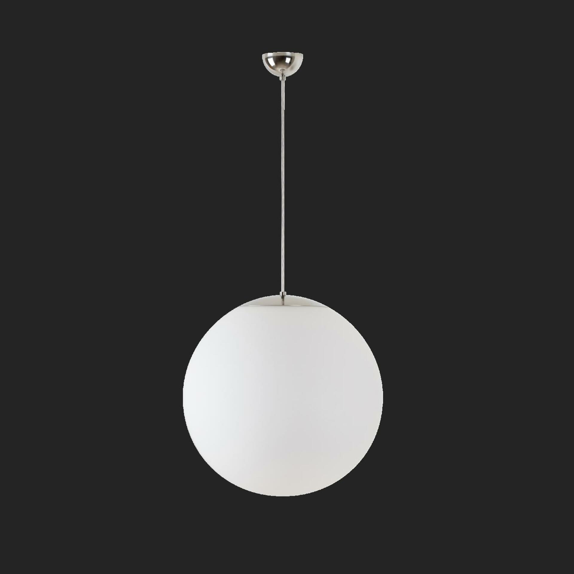 Osmont 70329 Isis S4 Pm-m závesné plastové svietidlo nerez leštená biela Ip