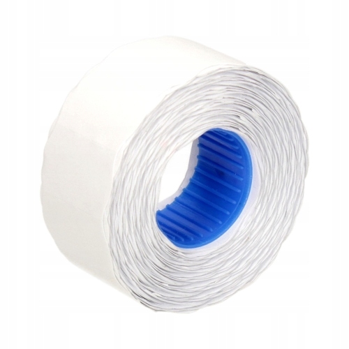 

Metka Cenowa 26X16mm fala biała 600szt. na rolce