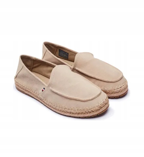 Tommy Hilfiger Béžové Pánské Kožené Espadrilky 41 4AB