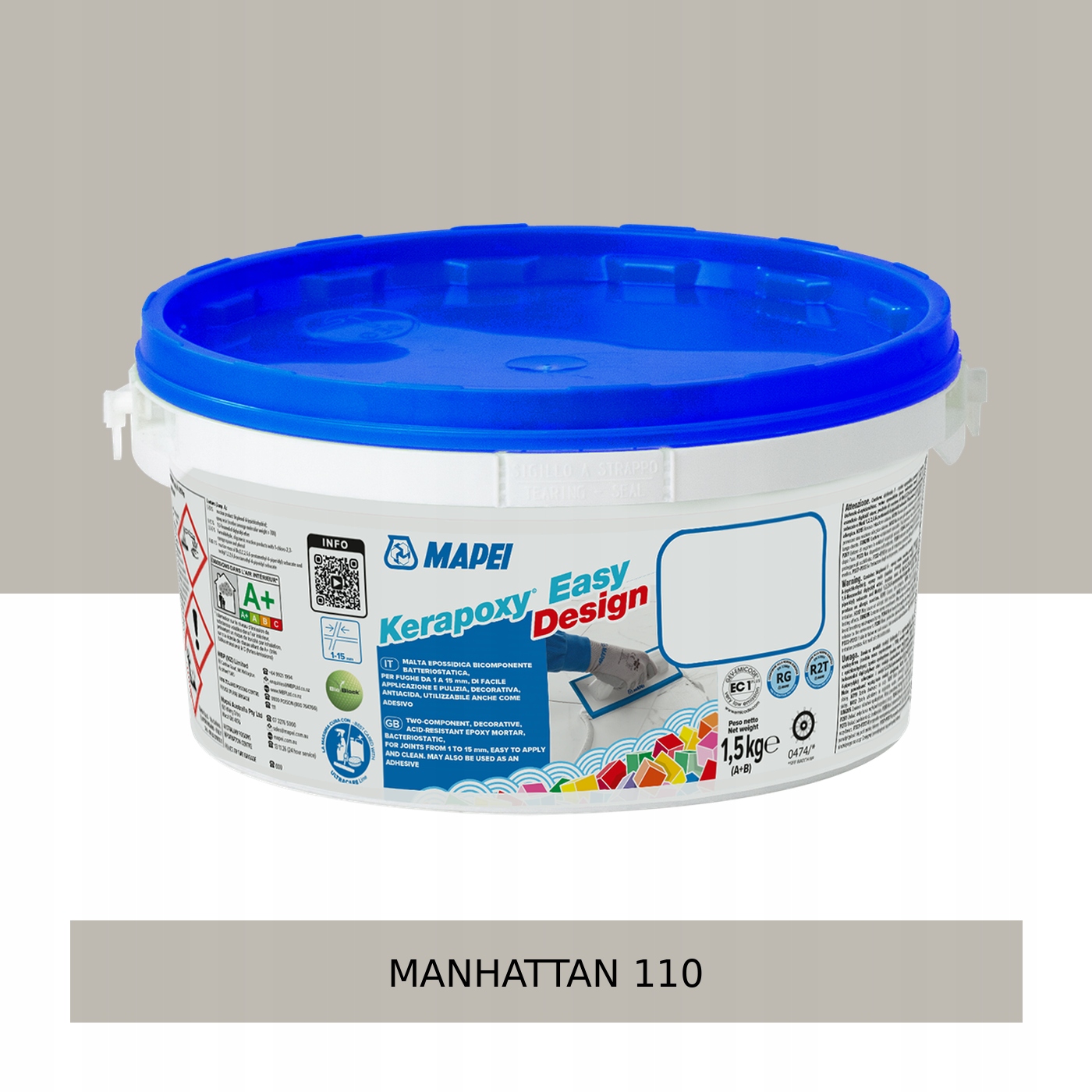 Mapei Kerapoxy Easy Design Fuga epoksydowa 1,5kg 110 Manhatan