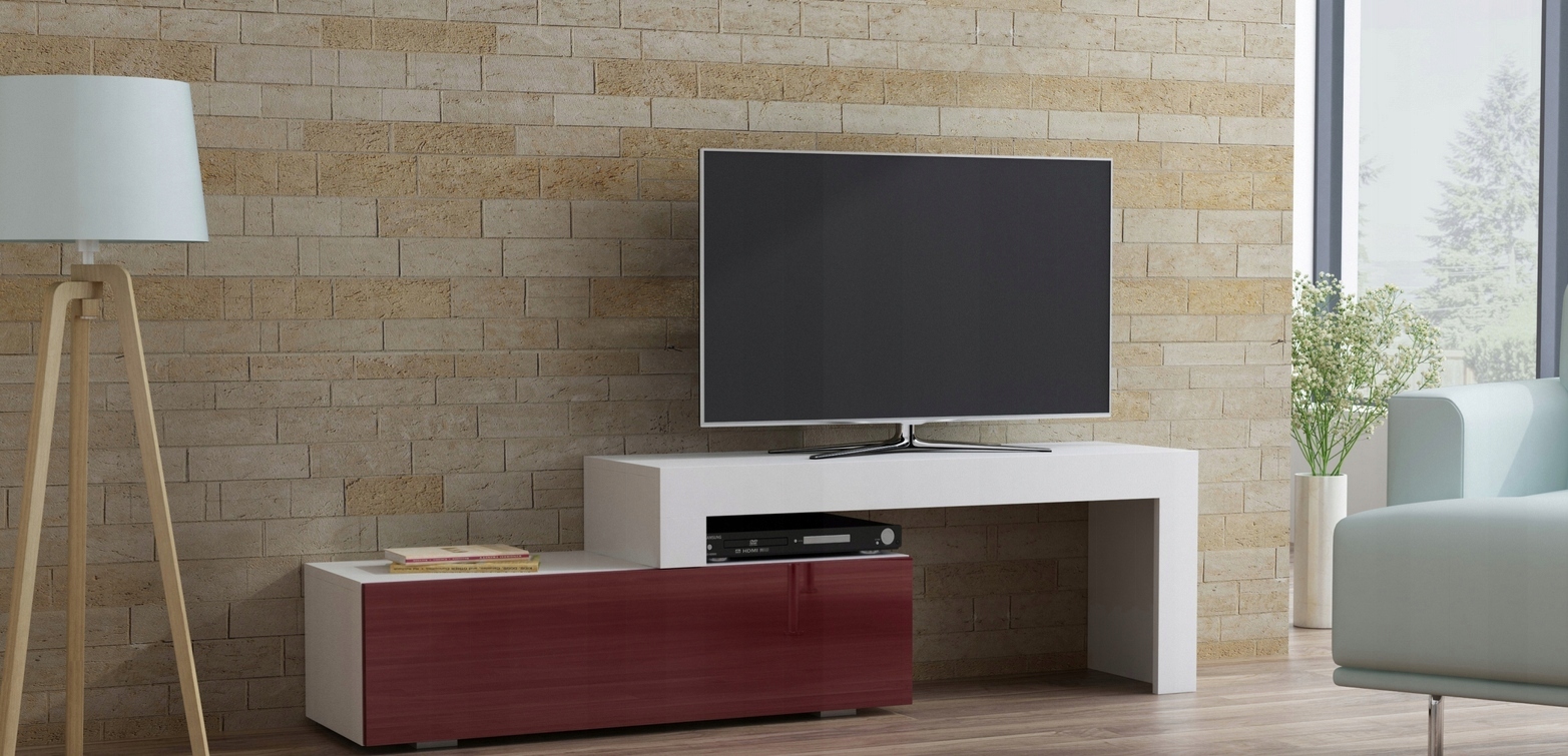 ROZSUWANA SZAFKA RTV 108-200 POŁYSK, RÓŻNE KOLORY Kod producenta Samani 110