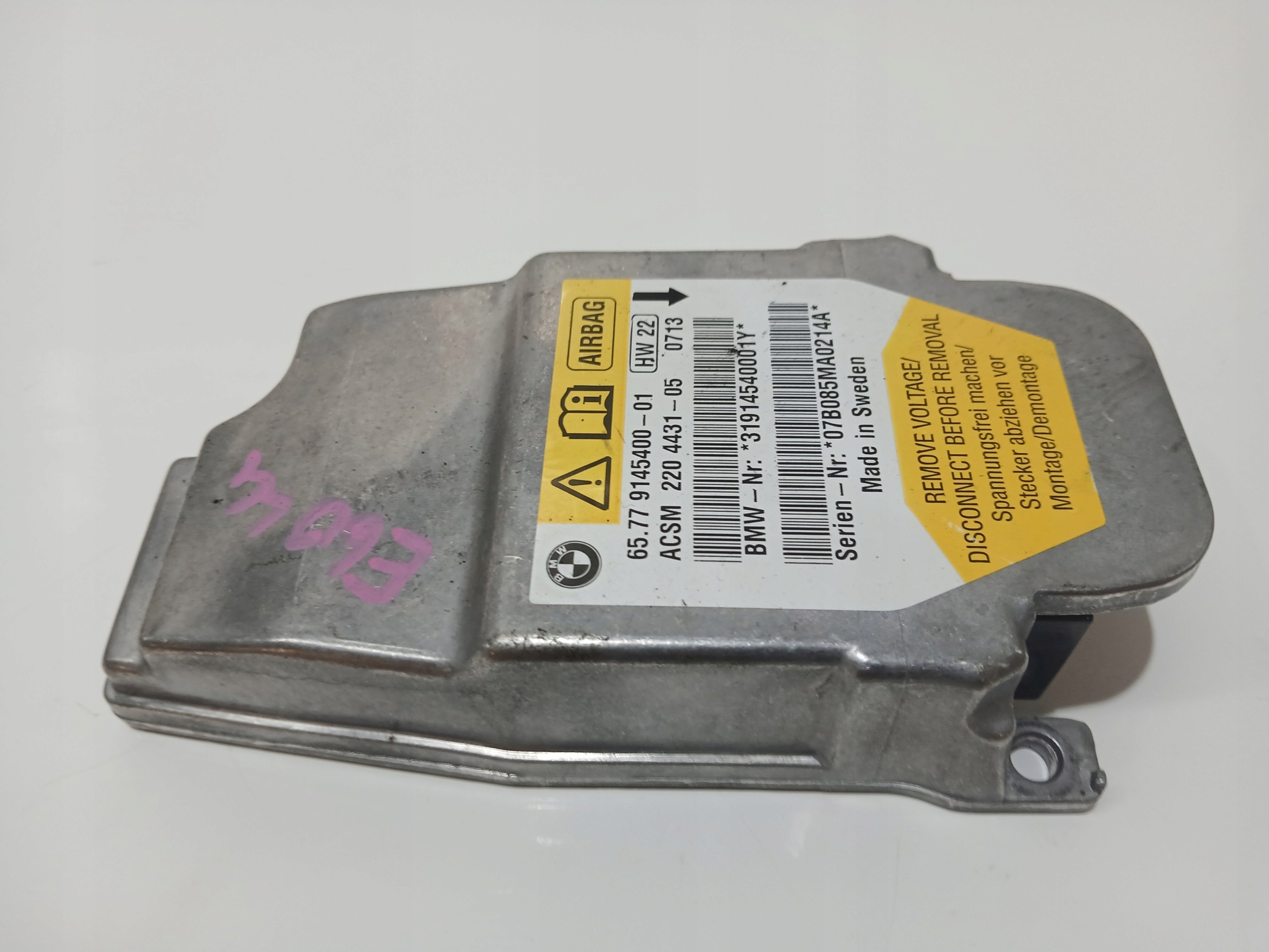 modulo airbag POWIETRZNYCH BMW E60 LCI 9145400