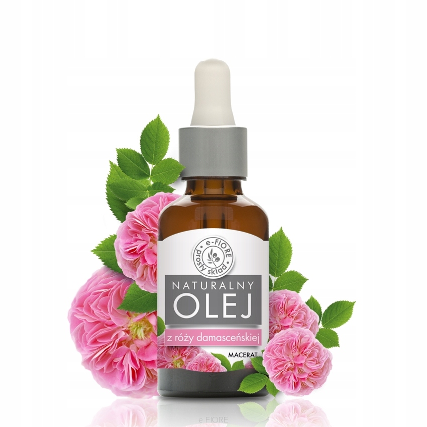 Olejek z Płatków RÓŻY DAMASCEŃSKIEJ 30ml E-FIORE