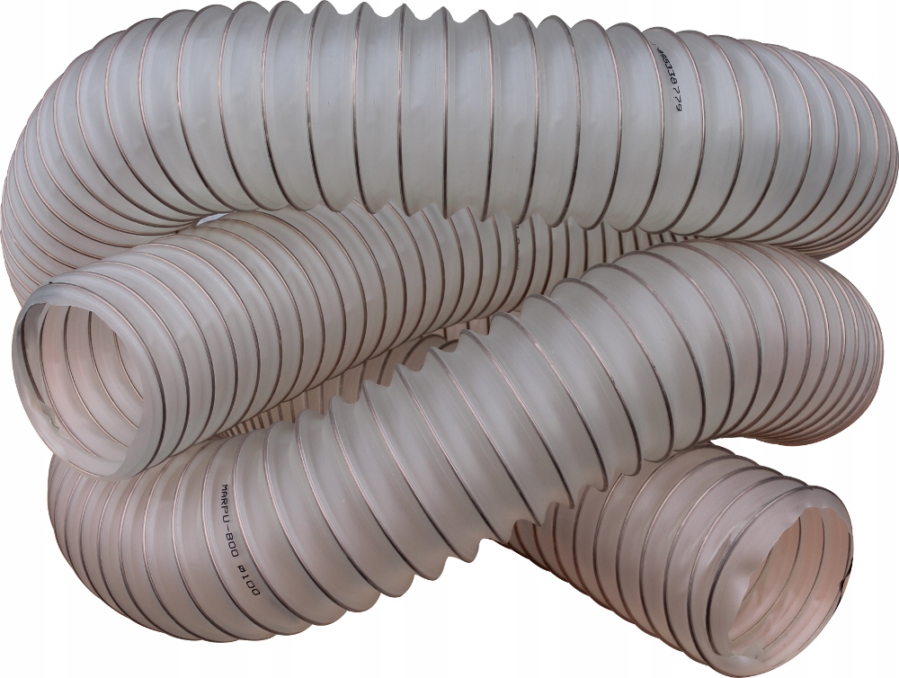 Ventilační Hadice Trubka Pur Spiro Elastická Fi 100 mm x 10 m Odtah