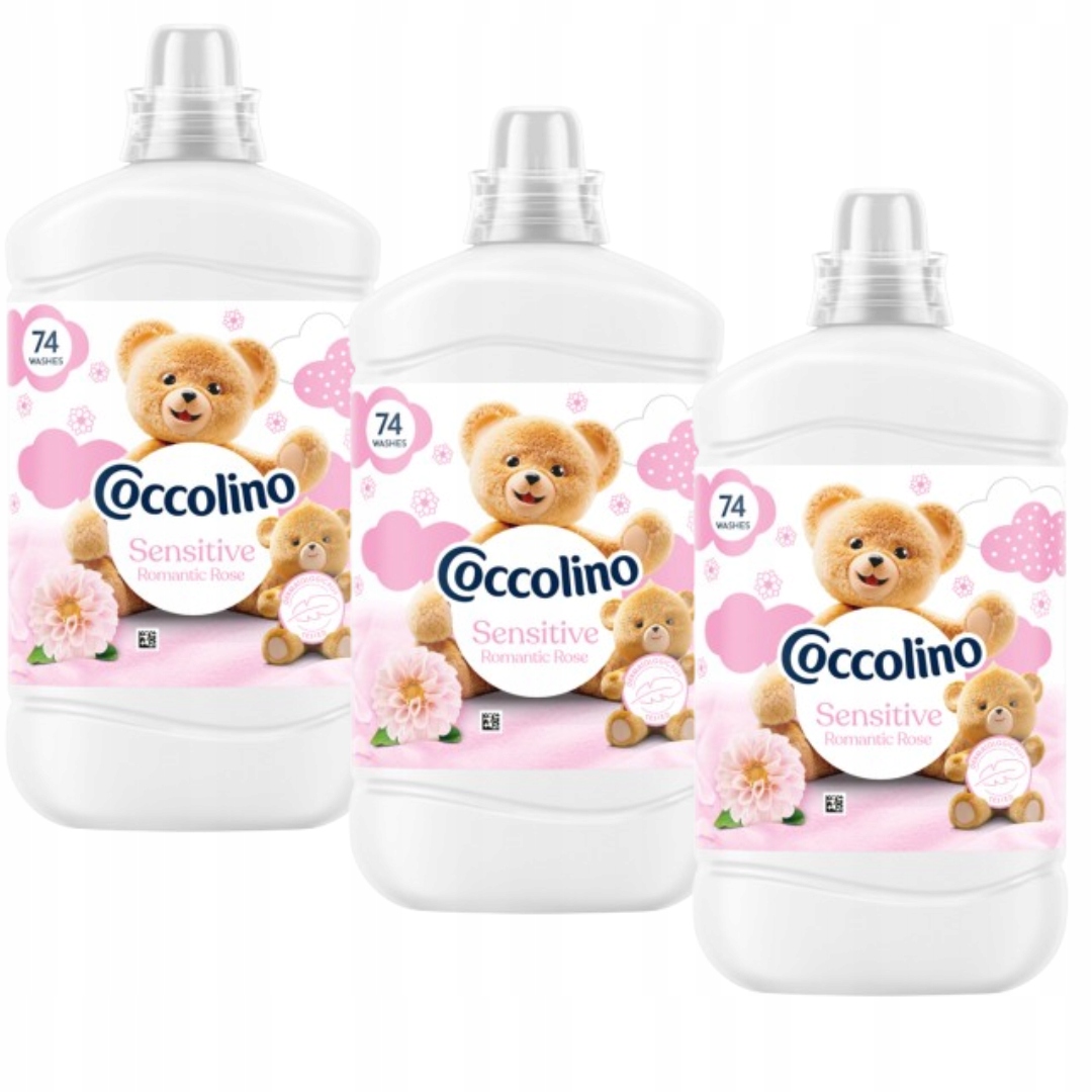 Coccolino Sensitive Romantic Rose Płyn do płukania tkanin 1702 ml 74 prania