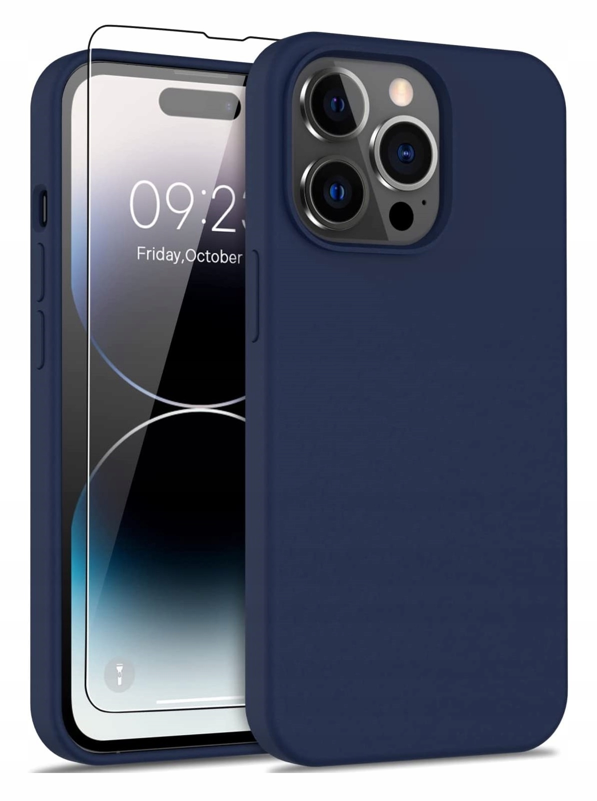 

Etui Matowe Slim do Iphone 14 Pro Szkło 9H