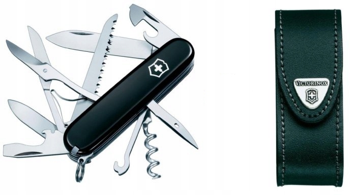 Kapesní nůž Victorinox Huntsman 1.3713.3 Černý pouzdro