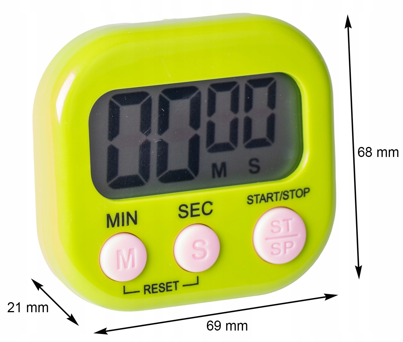 MINUTNIK CYFROWY TIMER STOPER LCD MAGNES JS-118 z Rodzaj minutnik elektroniczny