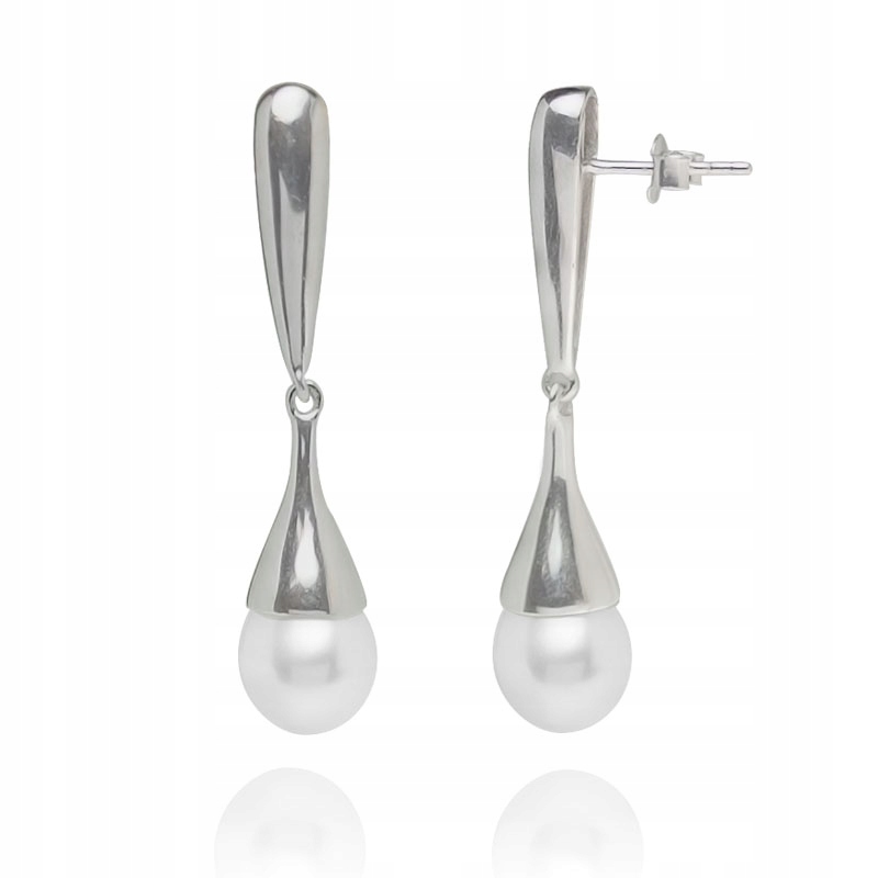 Stříbrné Náušnice S Perlami