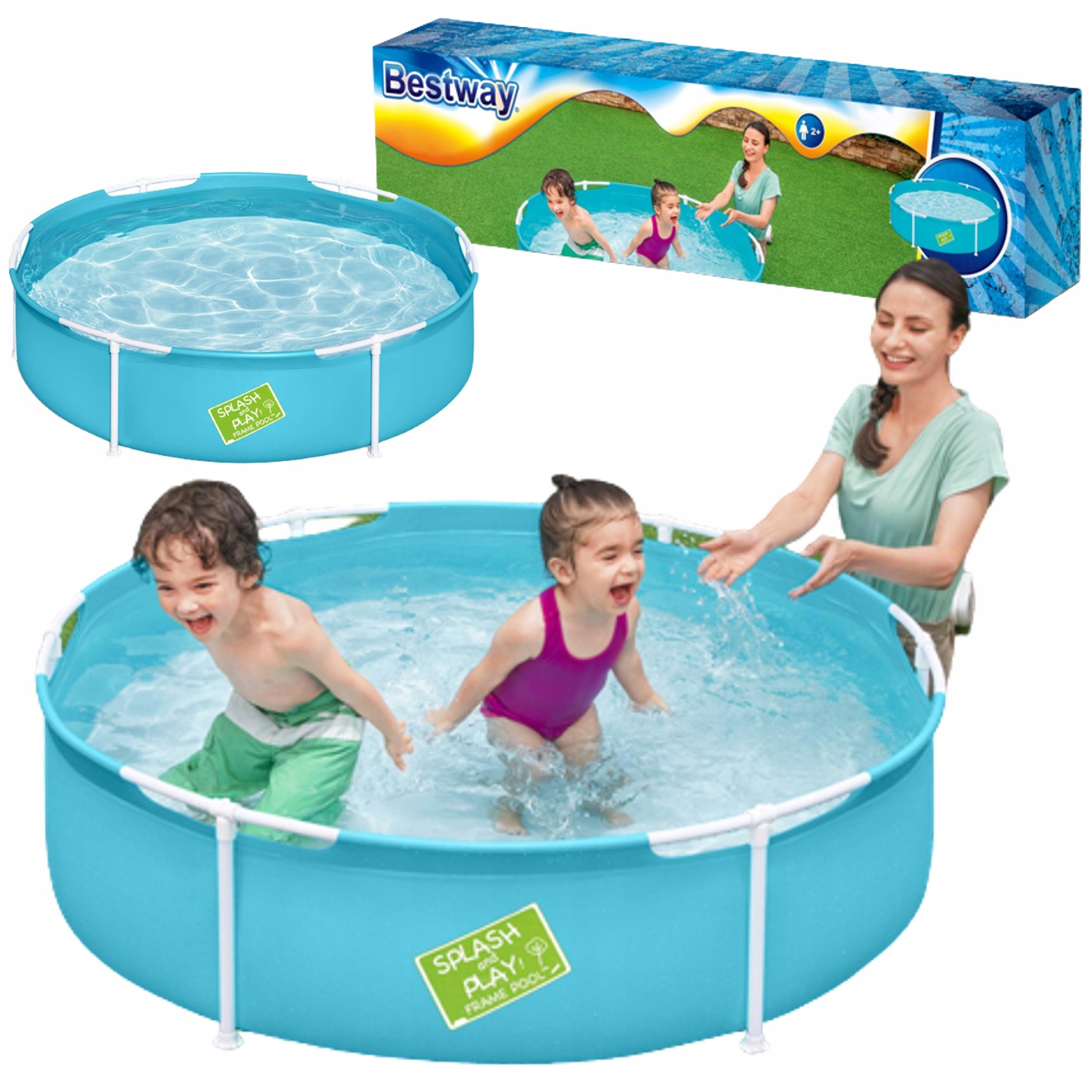 Basen Stelażowy Bestway Ogrodowy Dla Dzieci okrągły 152x38 cm model 2025 r.