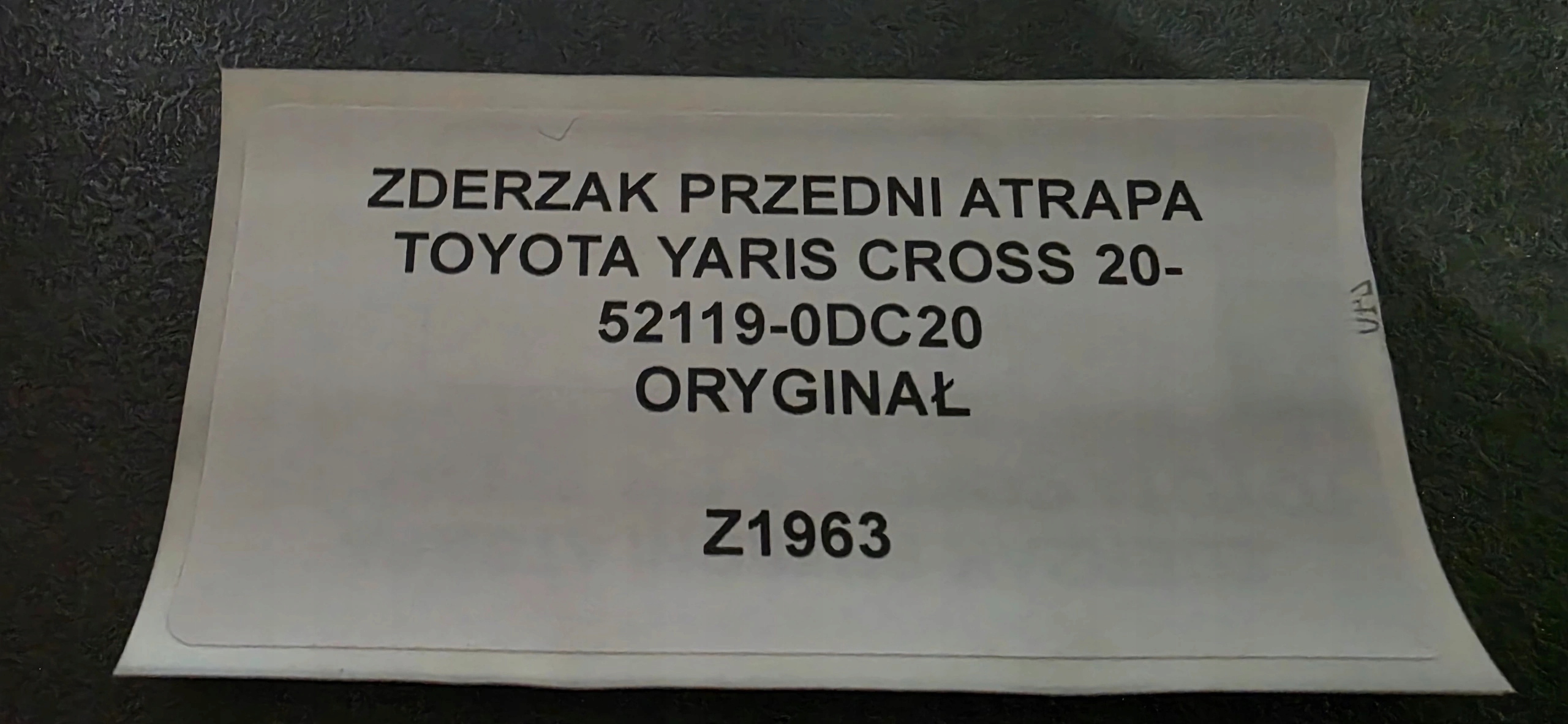 Frontstoßstange Grill Blinkerleuchte TOYOTA YARIS CROSS 20- Original 52119