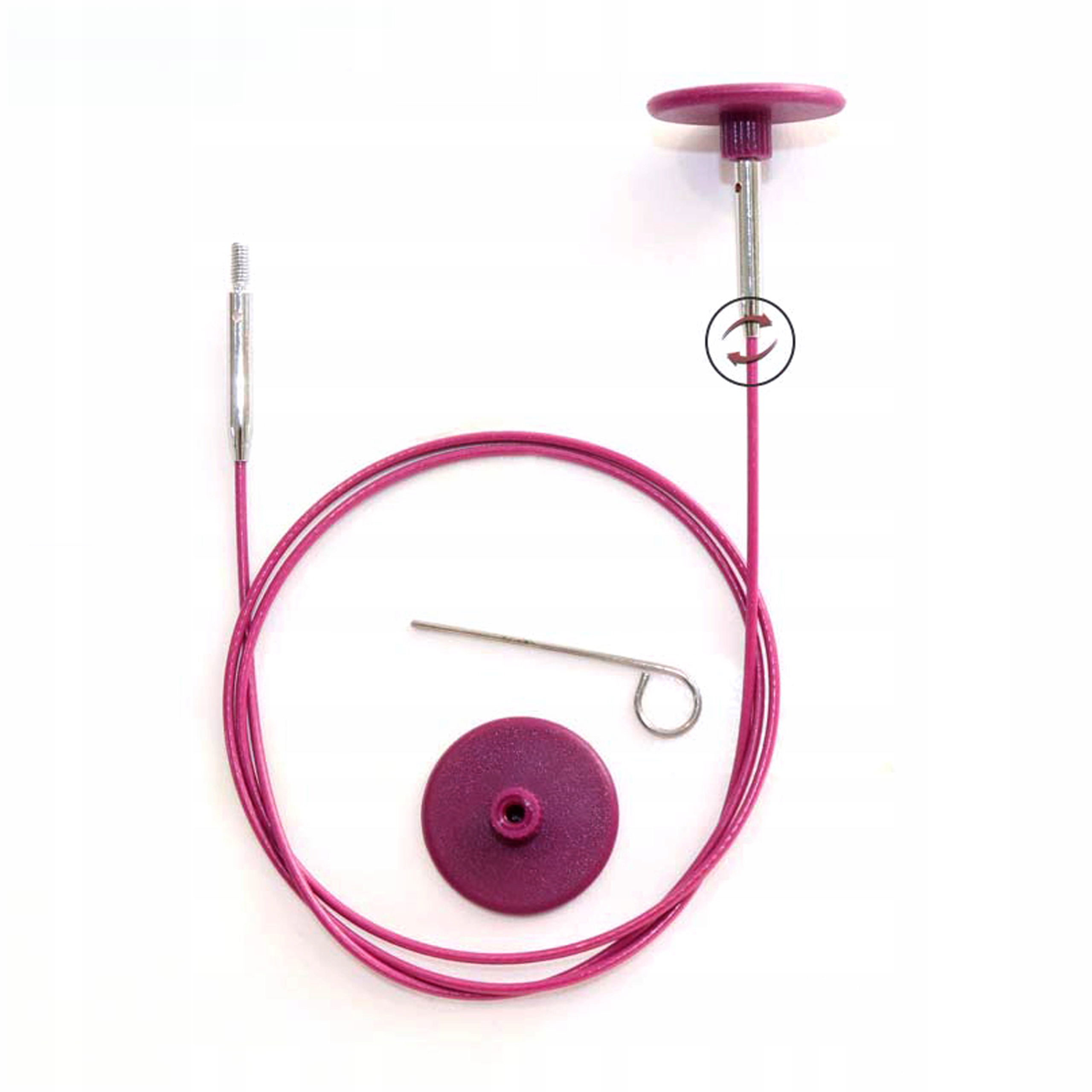 Żyłka do drutów 80cm KNITPRO obrotowa 360 °