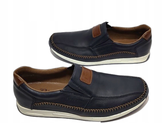 Pohodlné pánské polobotky Rieker 11962 námořnická modrá vel. 42