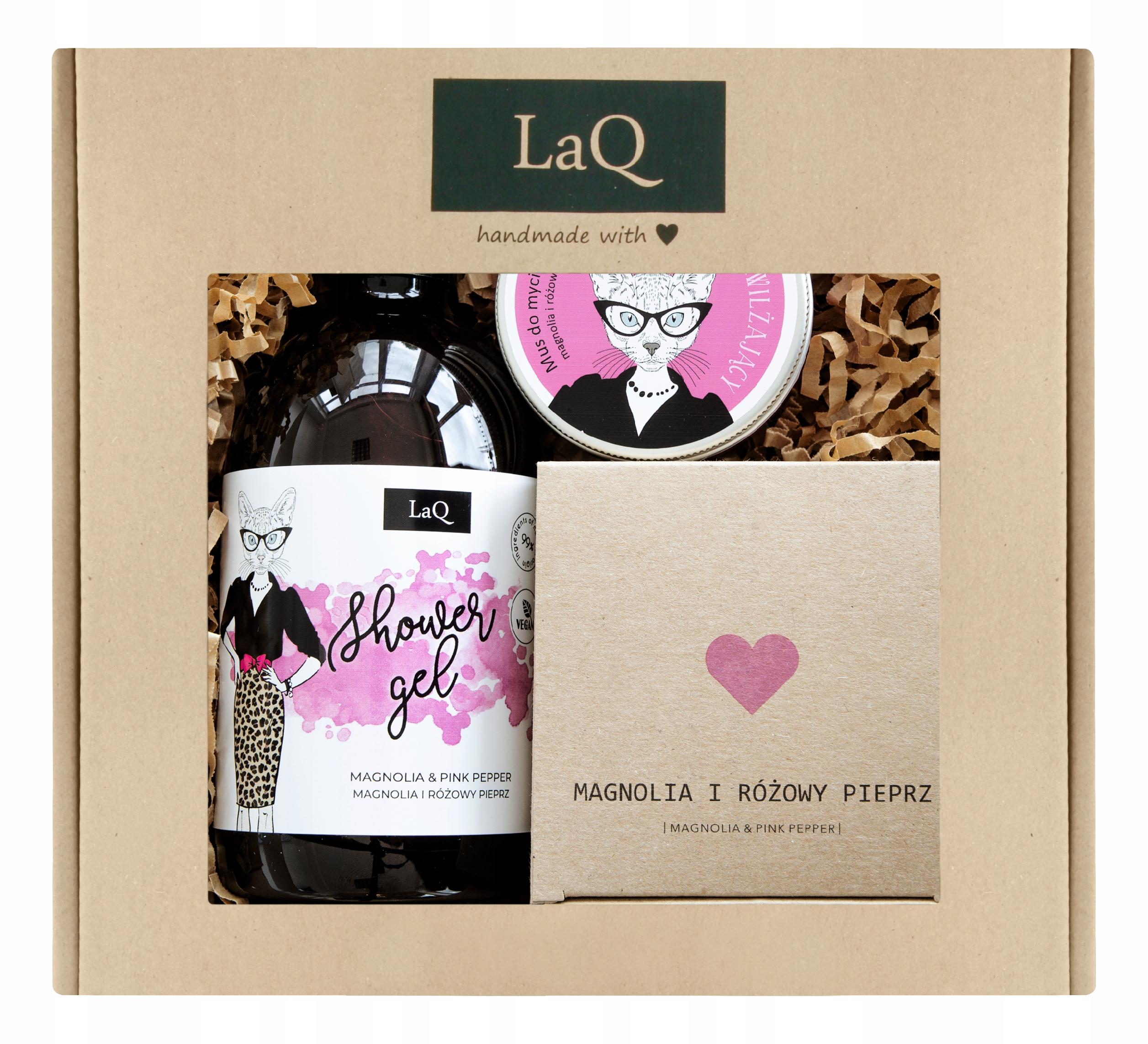 Laq Sada Kicia Magnolie Gel 500 ml máslo 200 Ml pěna na obličej 100 ml