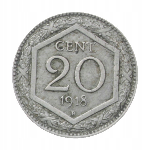 [M12772] Włochy 20 centesimo 1918