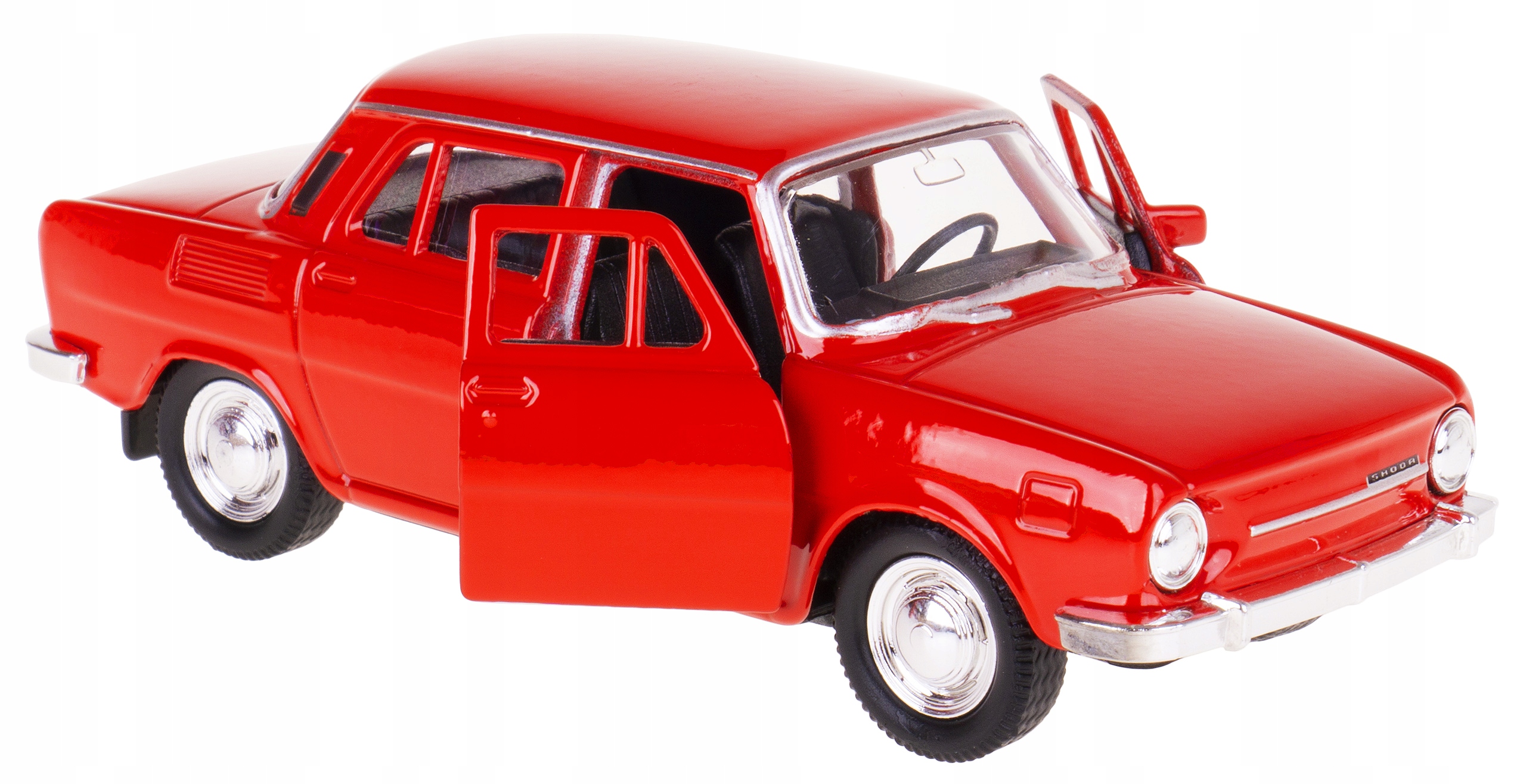 

Skoda 100 Model Metalowy Welly 1:34/39 Czerwony