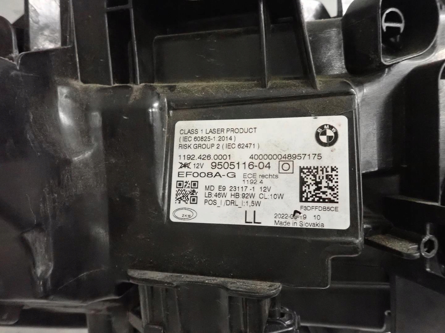 light front front right BMW 4 F22 G23 G26 2020- FULL LED LASER 9505116