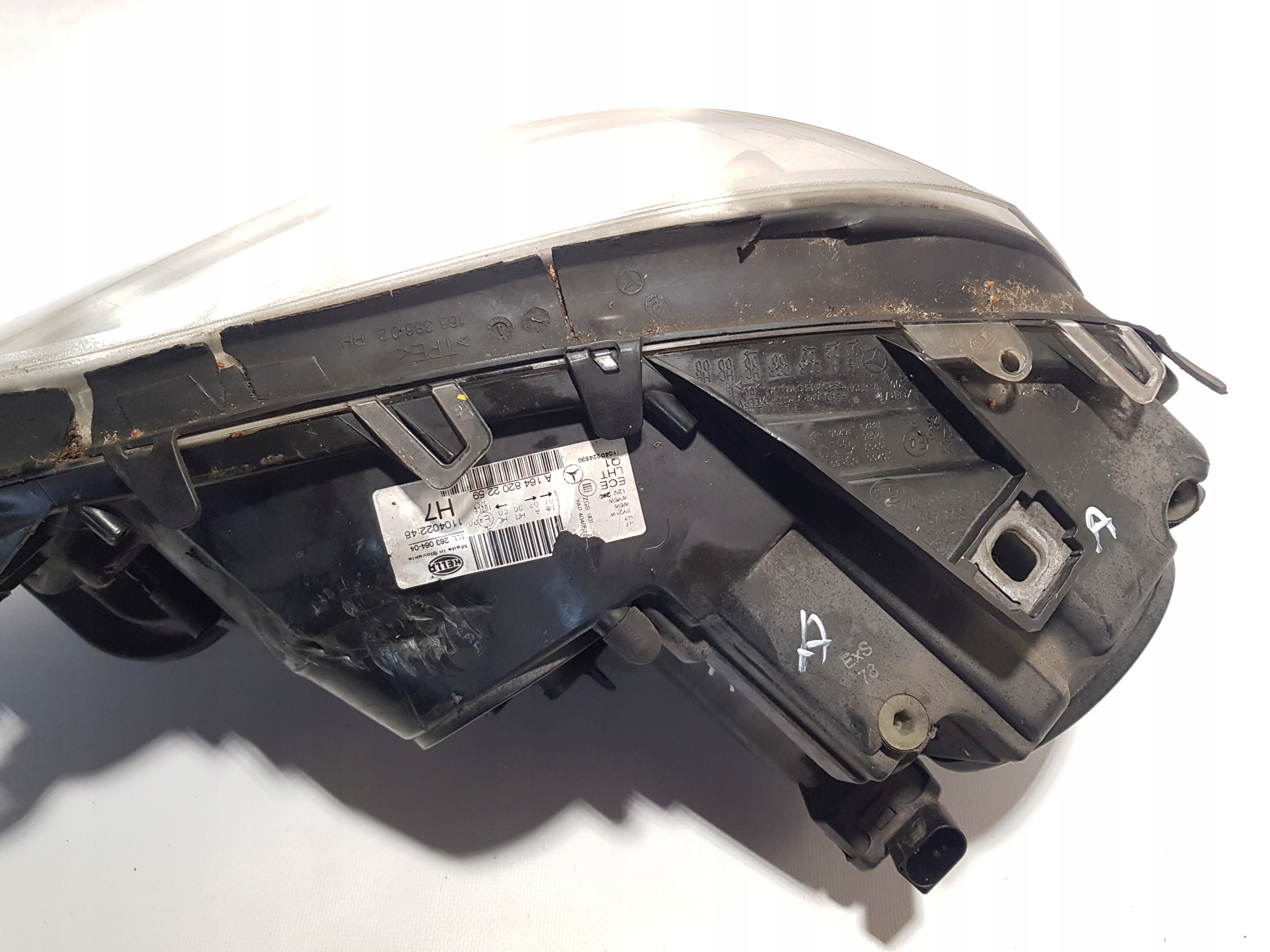 light right front MERCEDES ML W164 LIFT H7 UK