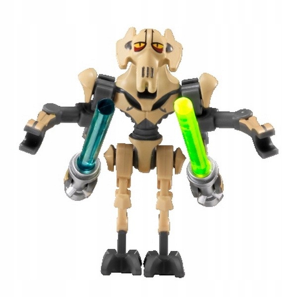 GENERAŁ GRIEVOUS GRIWERS STAR WARS KLOCKI FIGURKA 4 MIECZE MINIFIGURKA