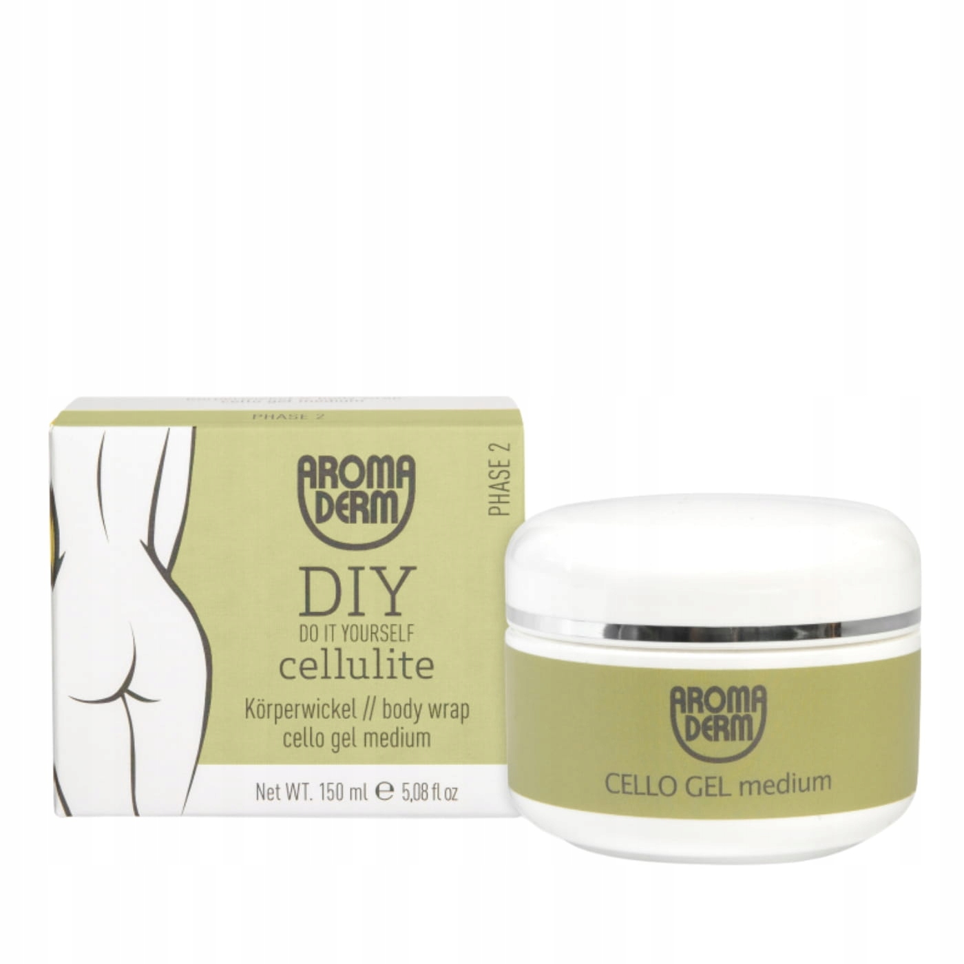 Krem Cello Medium Żel Antycellulitowy Body Wrapping Diy 150ml Aroma Derm