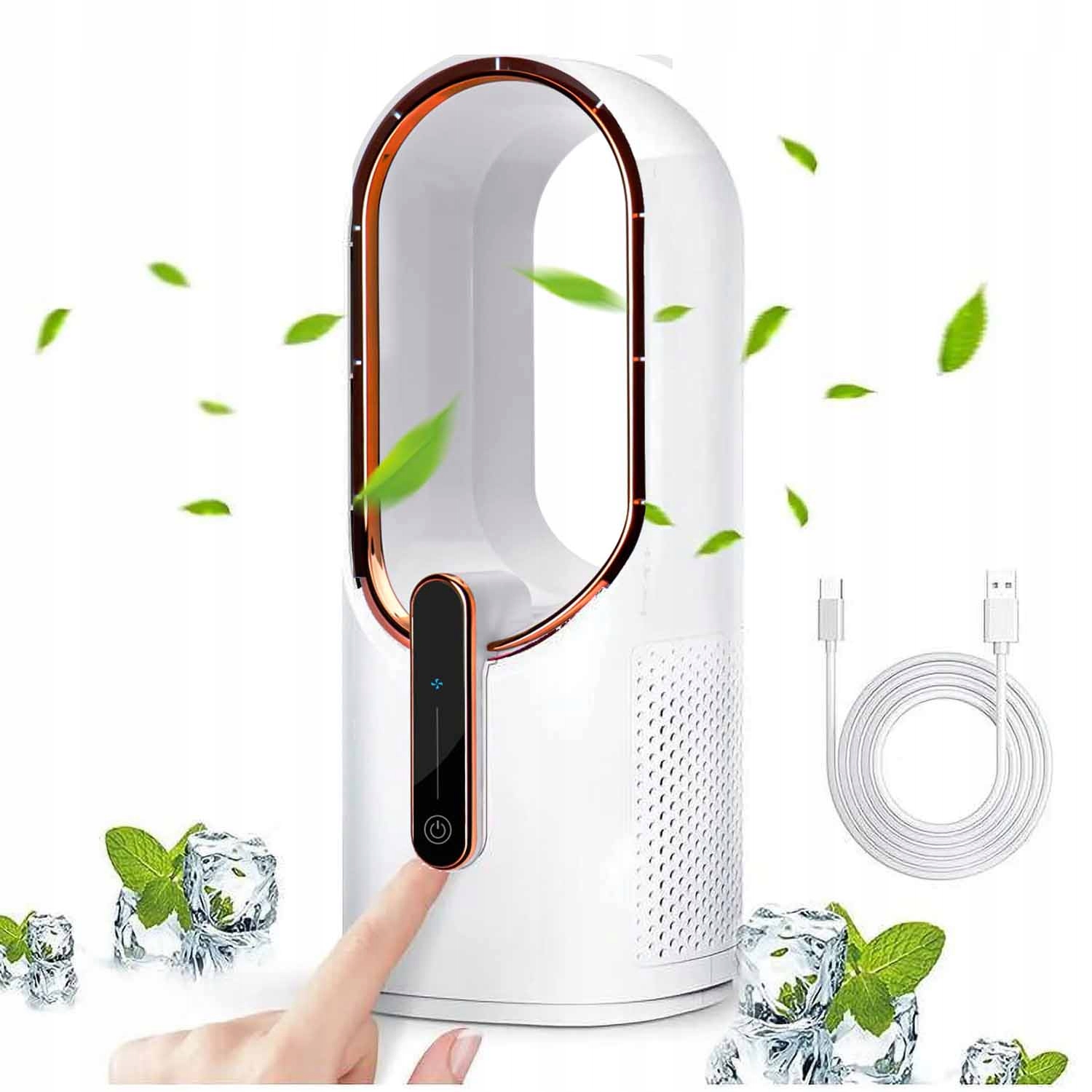 Přenosný Stolní Ventilátor, Stojanový Ventilátor, Tichý, Výkonný, 3 Režimy