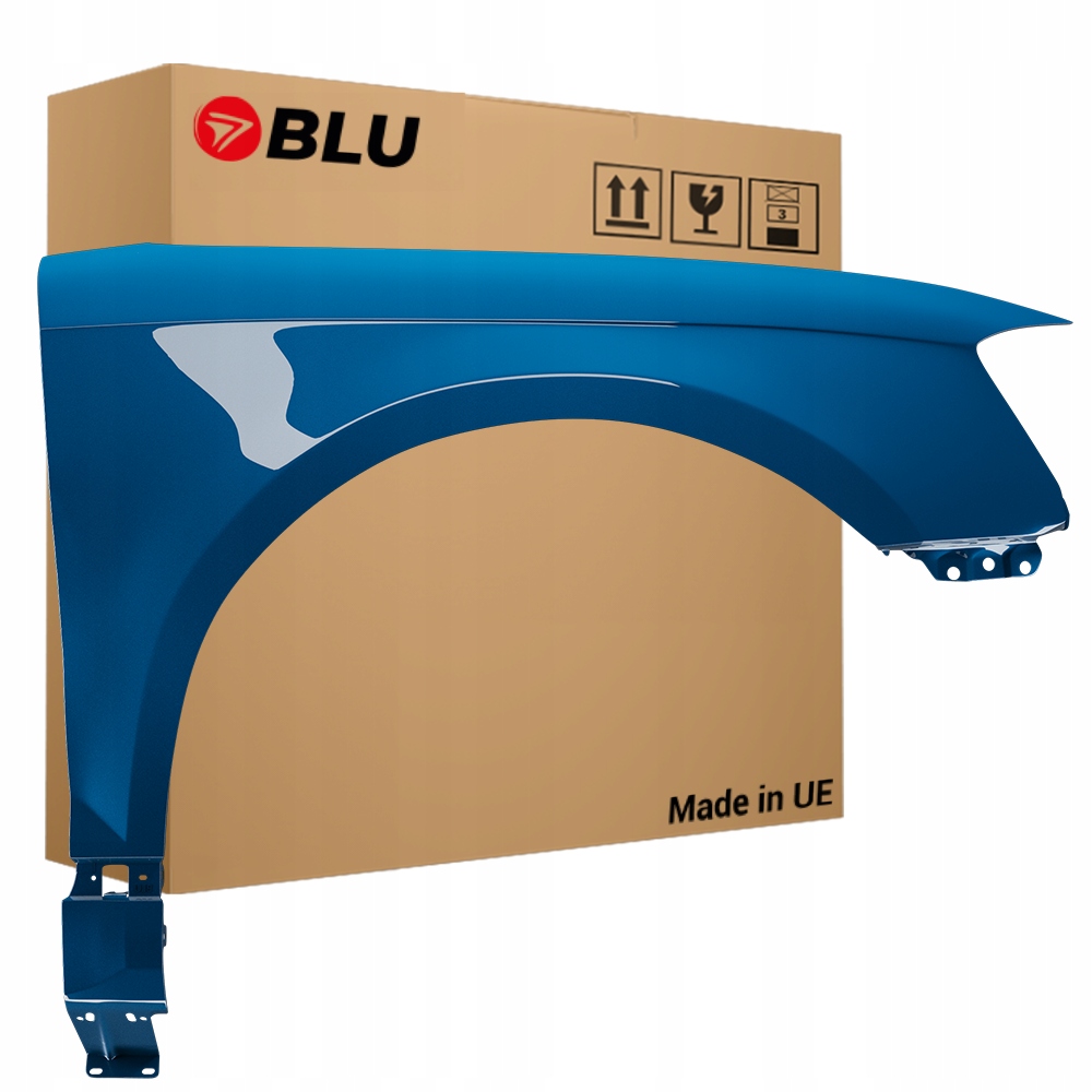 Blu Blatník Audi A3 8P Lift LX5V pravý 08-12 přední pozink ArubaBlau