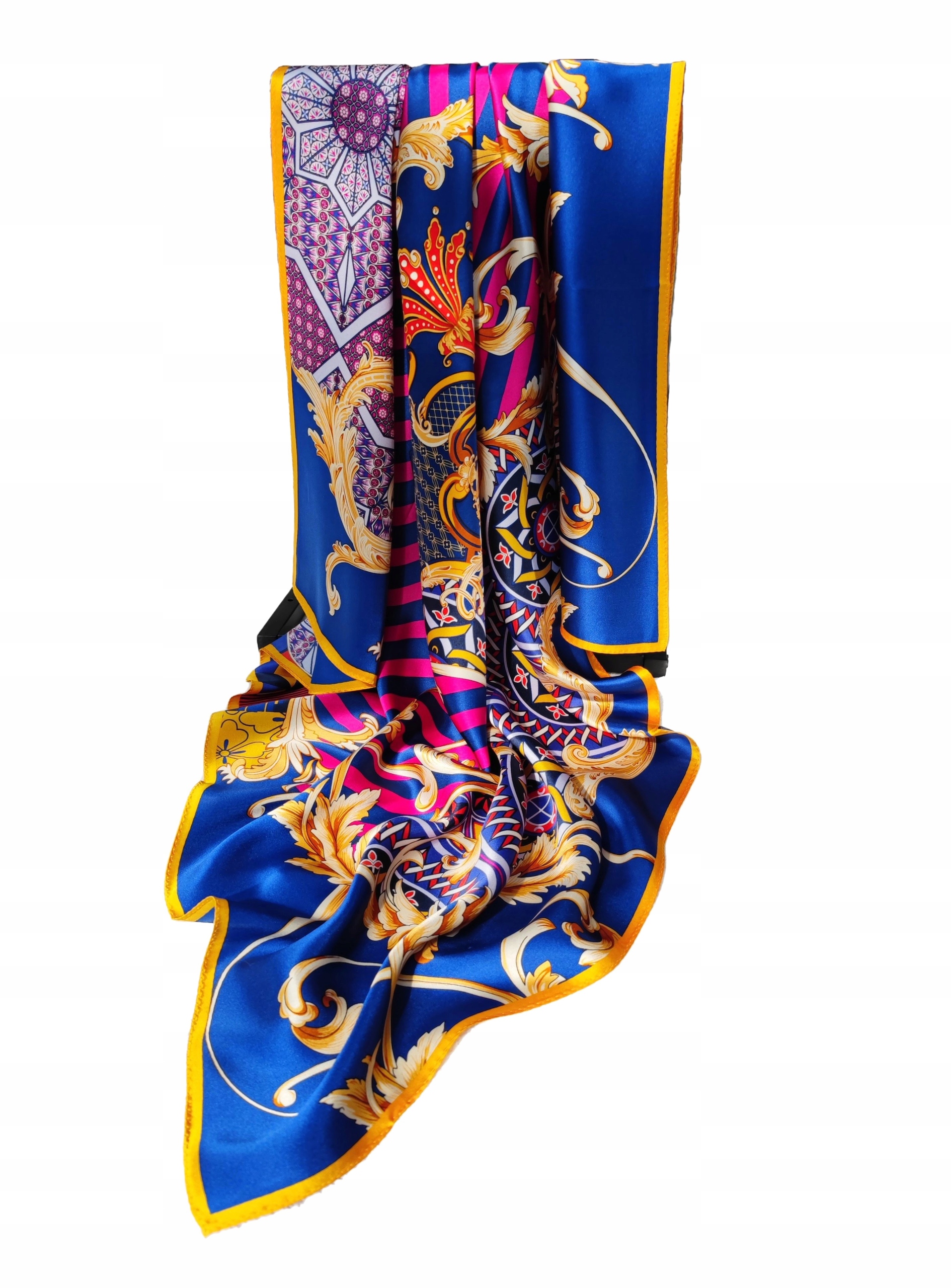 100% JEDWAB MARKOWA CHUSTA APASZKA SZAL JAKOŚĆ HQ