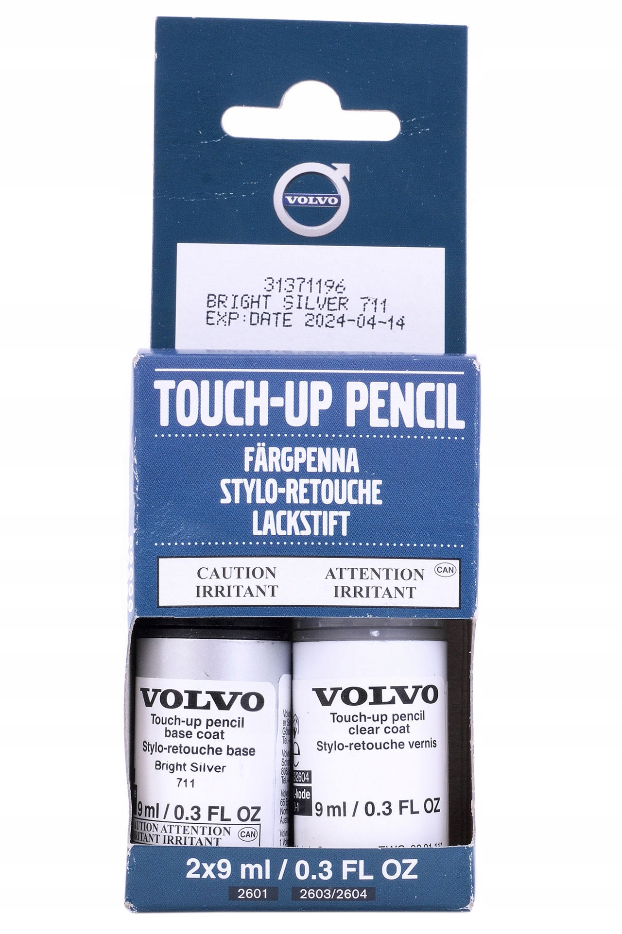 ZAPRAWKA LAKIERU OE VOLVO BRIGHT SILVER 711