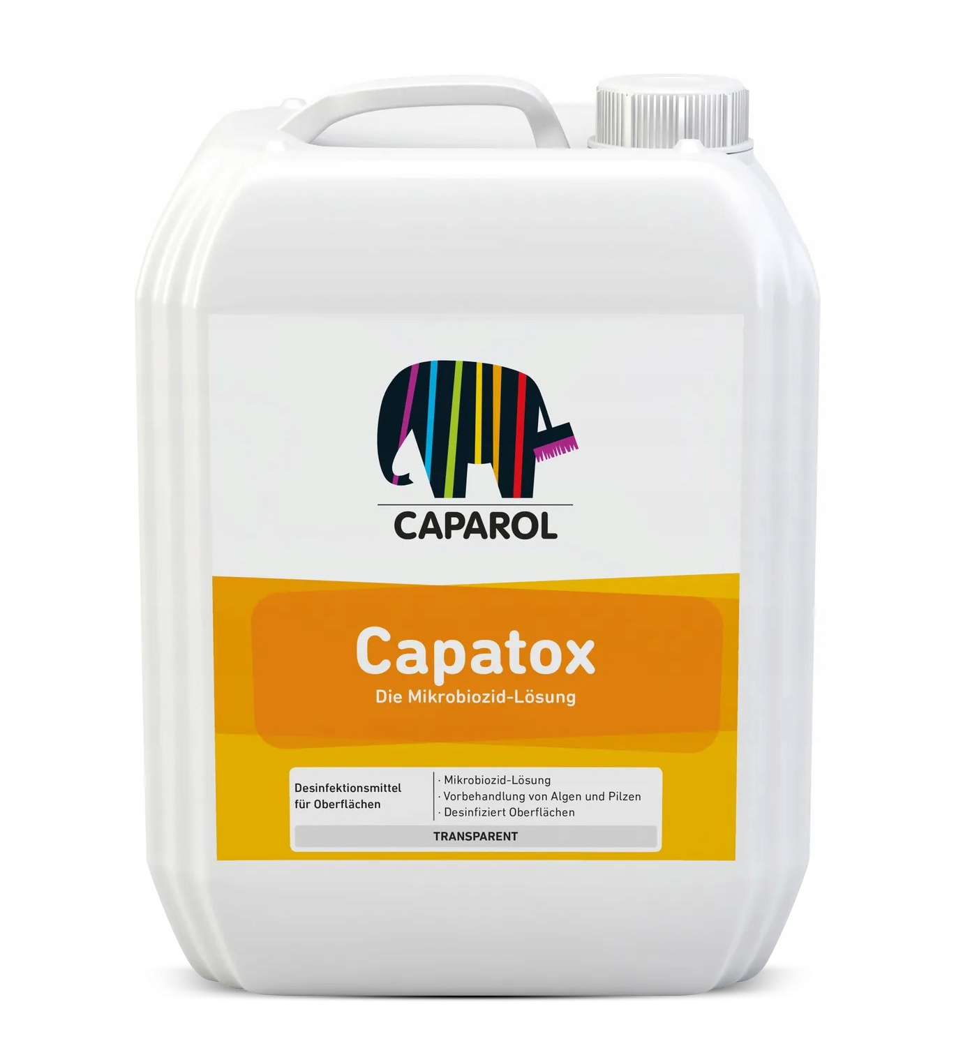 preparat do usuwania glonów wykwitów na elewacji Caparol Capatox 5L