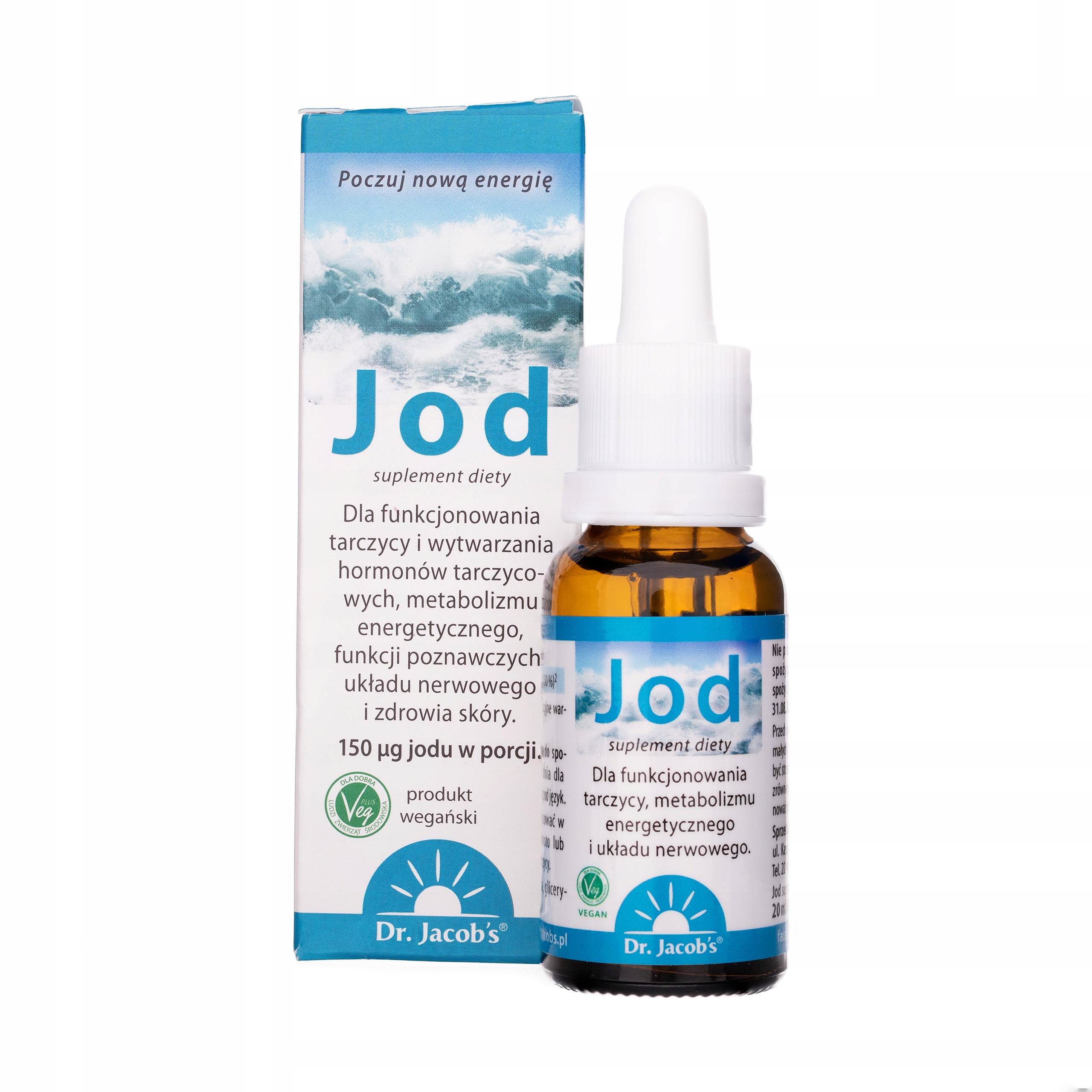 

Jod Dr. Jacob's Medical bioaktywny wegański 20 ml