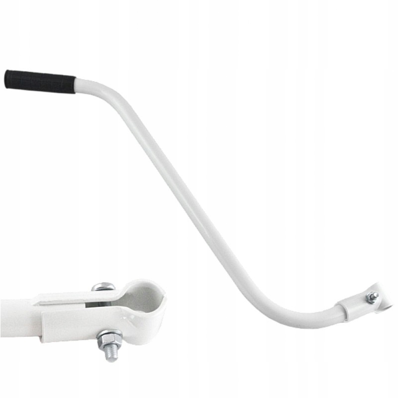 RĄCZKA UCHWYT DO NAUKI PCHACZ PROWADNIK ROWERU KIJ biały