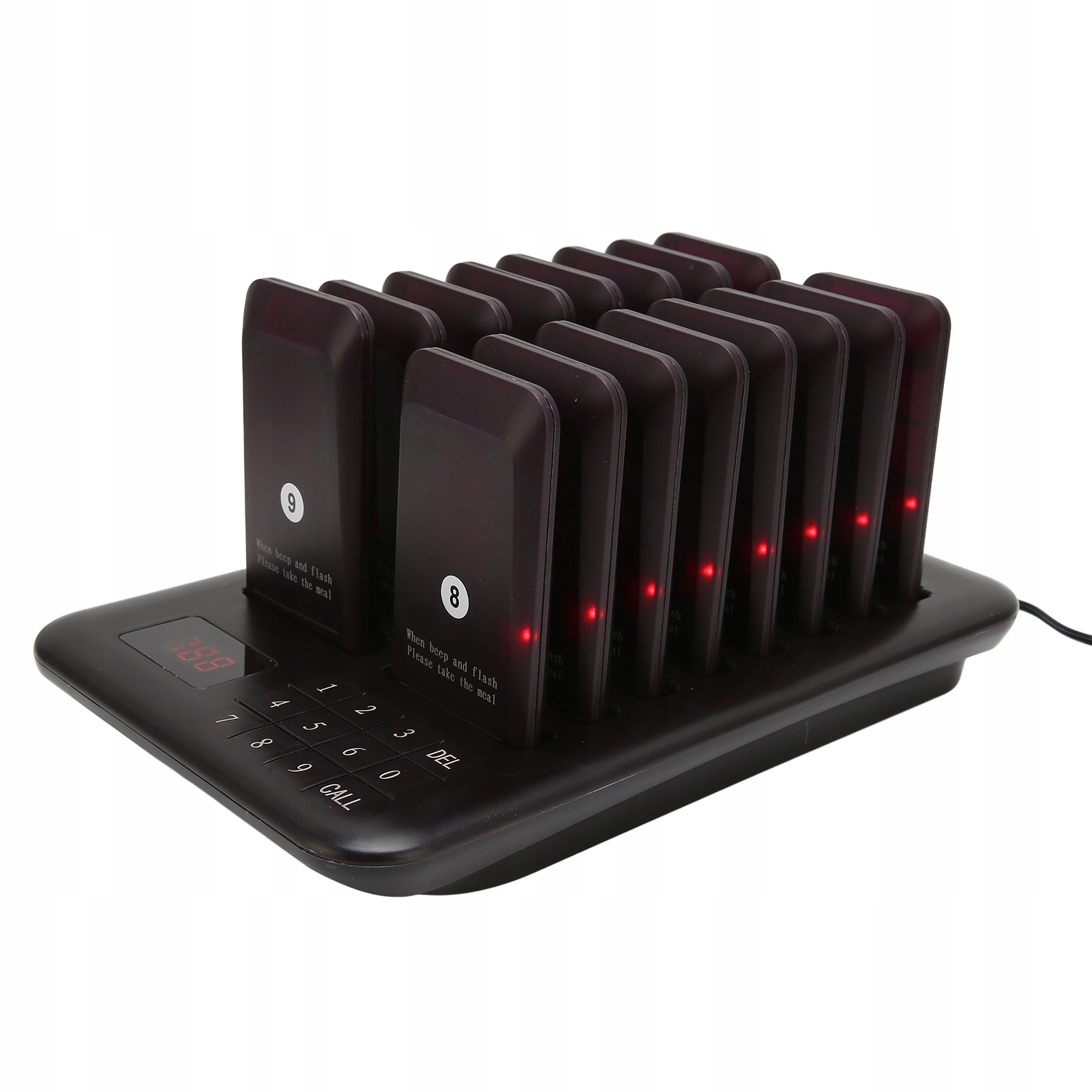 Privolávač Zákazníkov 16 Ks Pager Dotykový Klient Bar Reštaurácia 800 M