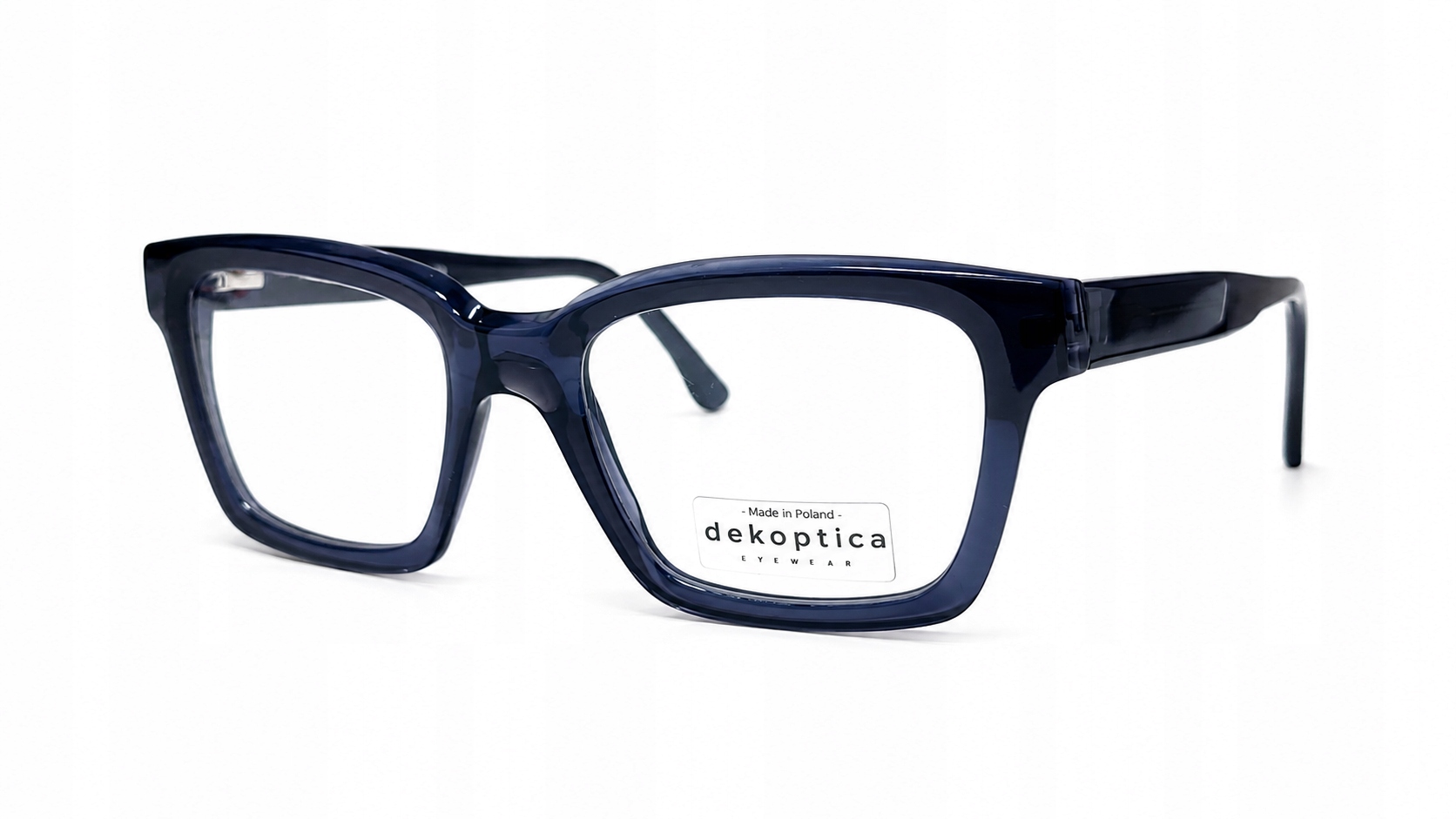 Oprawki Okulary Dek Optica Frame 186 Made in Poland bezbarwne transparentne