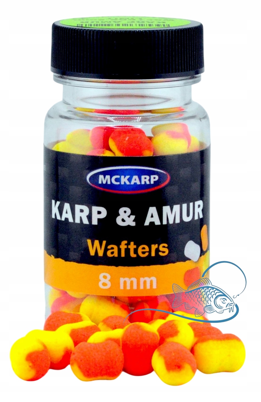 8mm Karp Amur Wafters Z Paskiem Dumbells Mckarp