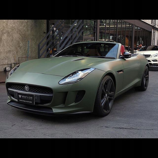 HEXIS Folia MILITARY GREEN MATT 152x50cm militarny