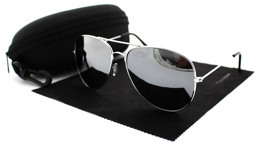 

Okulary Przeciwsłoneczne Lustrzane Z Etui Filtr Uv