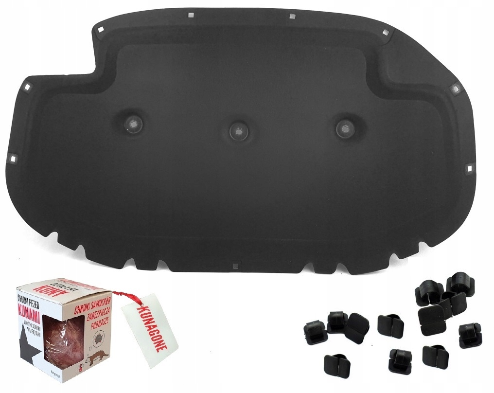 95C2WM - VW GOLF VII 7 12-ЗВУКОИЗОЛЯЦИЯ КАПОТА ДВИГАТЕЛЯ КОВРИК