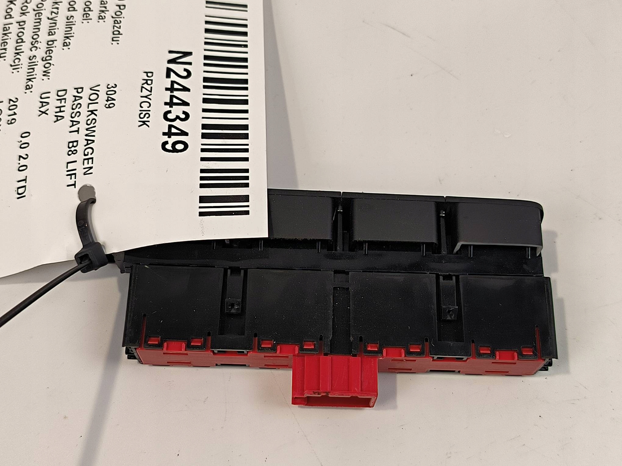 button 3G0927238B VOLKSWAGEN PASSAT B8 LIFT