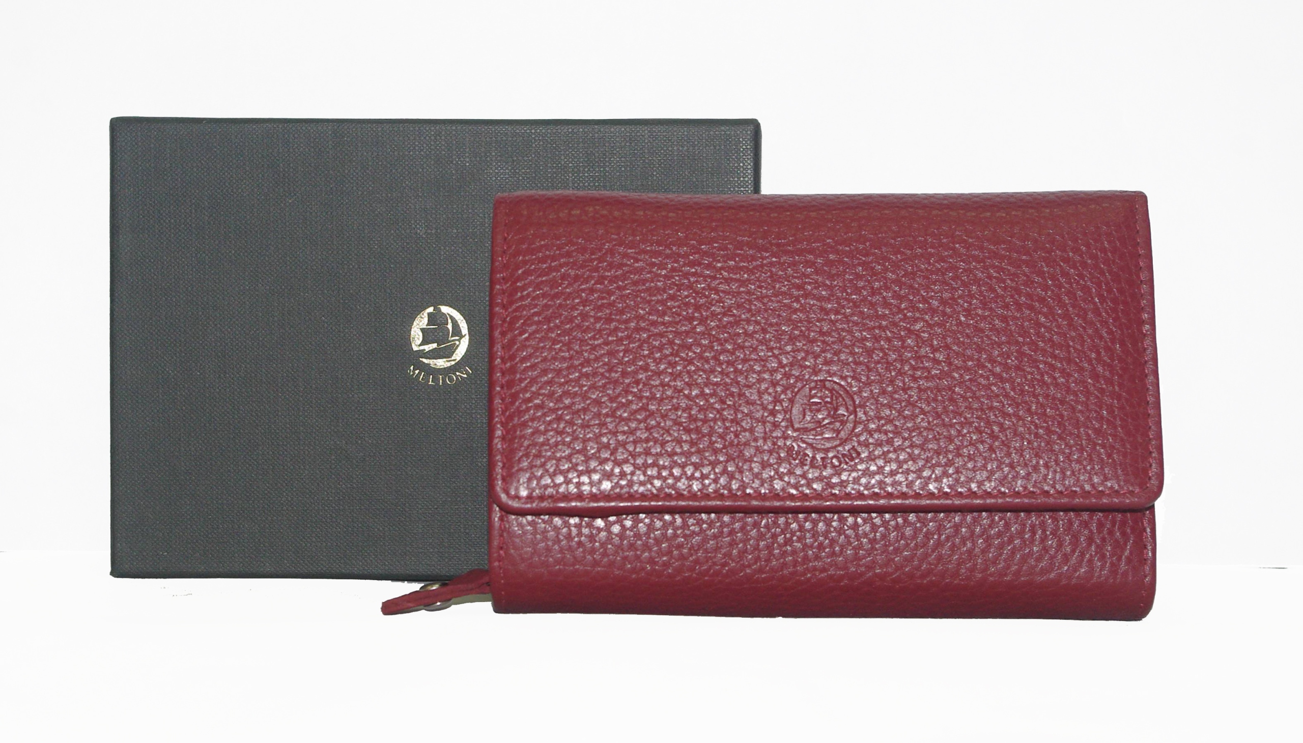 Meltoni dámská kožená peněženka višeň 14,5