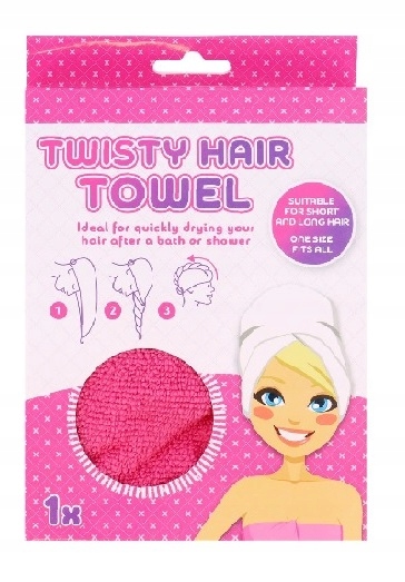 

Ręcznik Do Suszenia Włosów Turban Mikrofibra