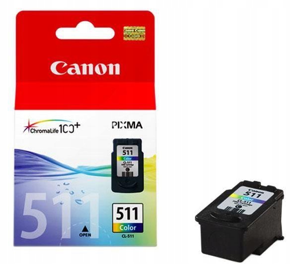 Canon Inkoust CL-511 Color (9 ML) Pro Tiskárny Canon Náhradní S Čipem