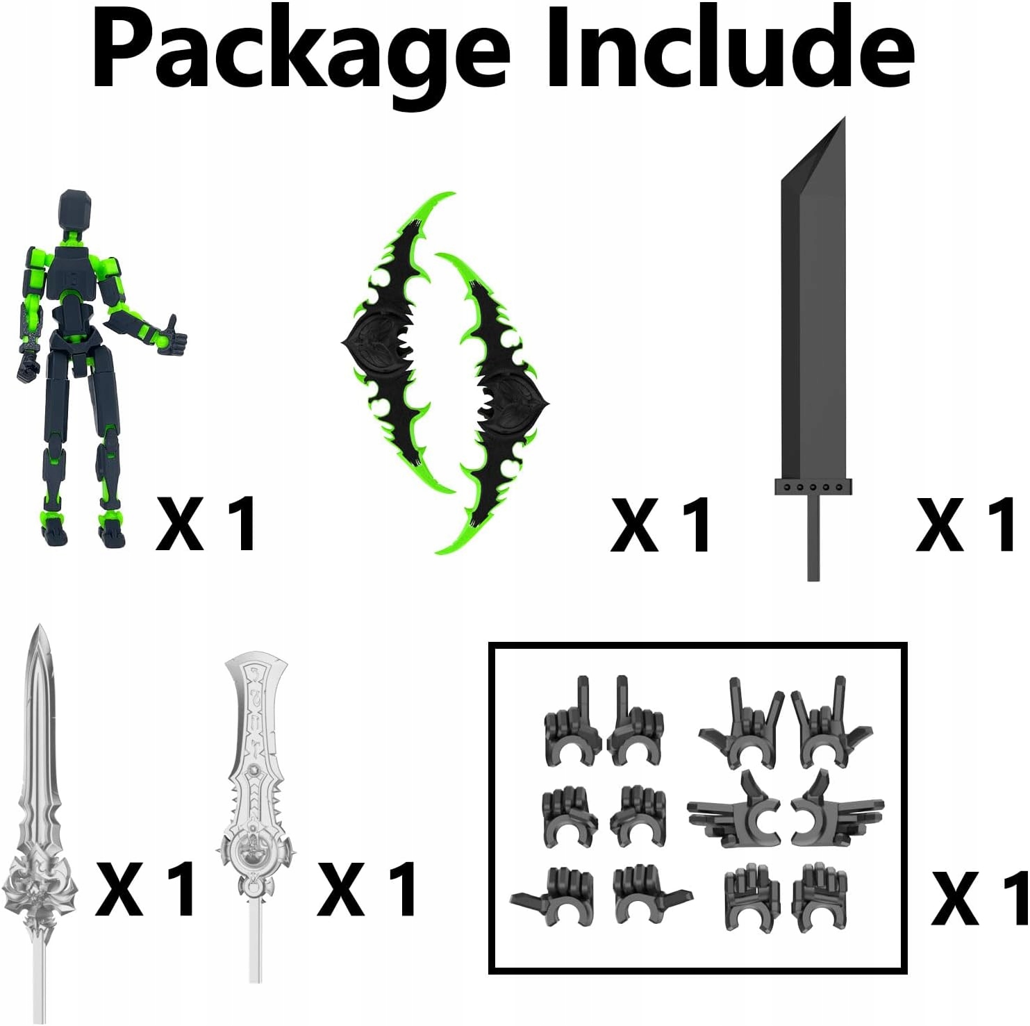 T13 Action Figure Set, Titan 13 Robot Action Figure Wysokość produktu 23 cm