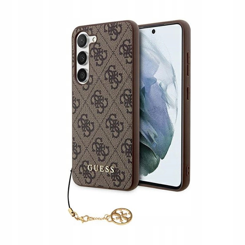 Guess 4G Charms Collection Etui Samsung Galaxy A35 5G (brązowy)