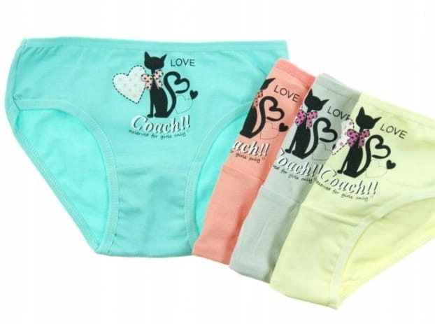 

Moraj 3 szt Figi Majtki Dziewczęce 140-146