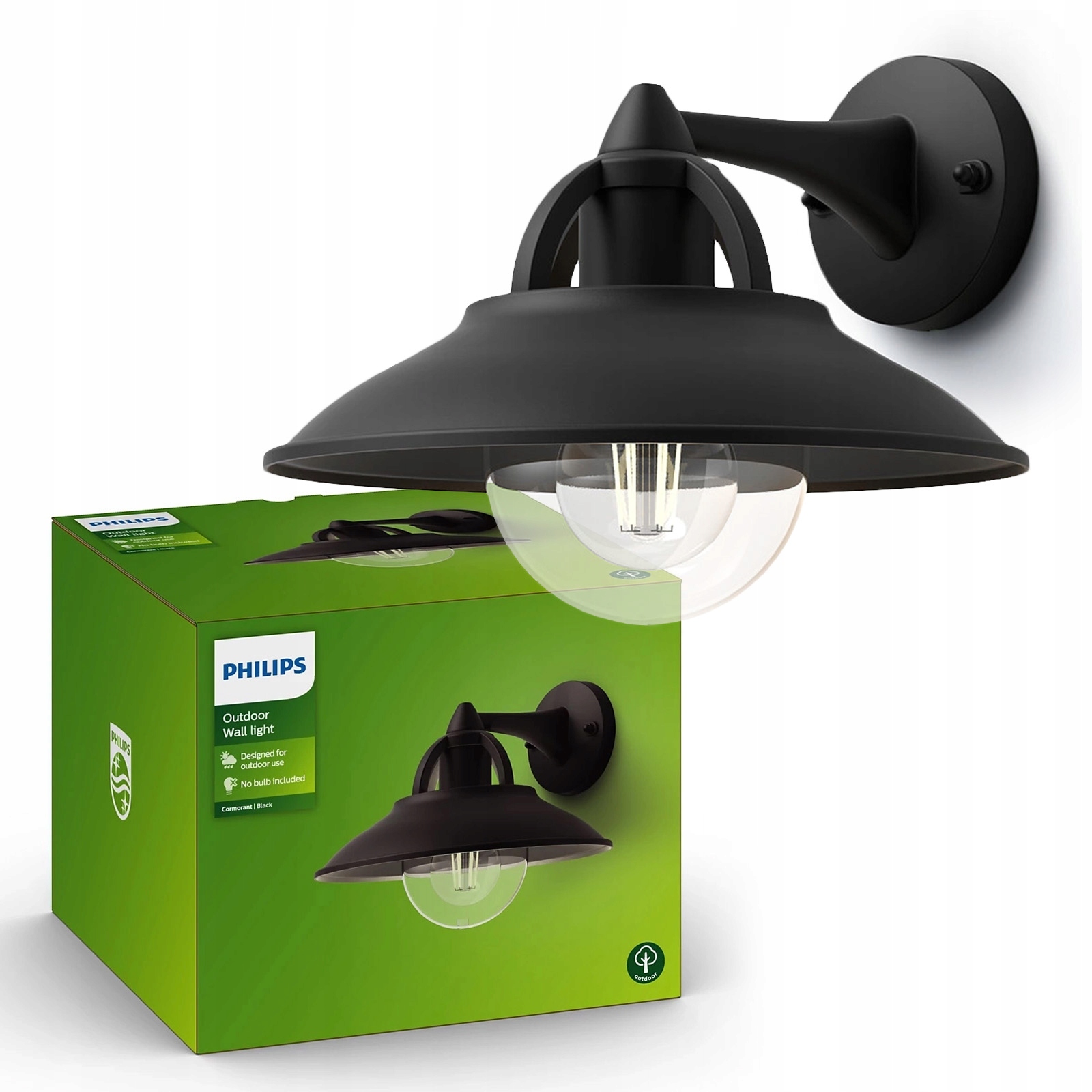 Venkovní nástěnné svítidlo Philips Cormoran Led Fasádní lampa E27 Zahradní IP44